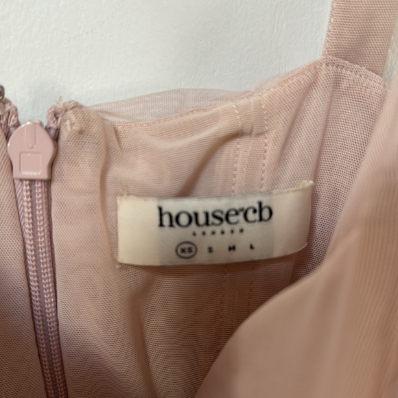 NEW House of CB Cate Ruched Mini Dress Size XS - Picture 7 of 9